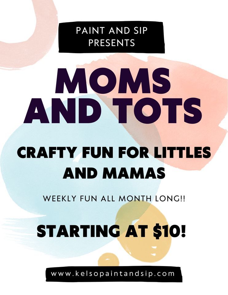 MOMS AND TOTS CLASS Bubble Tree, Paint and Sip, Kelso, 18 October 2023