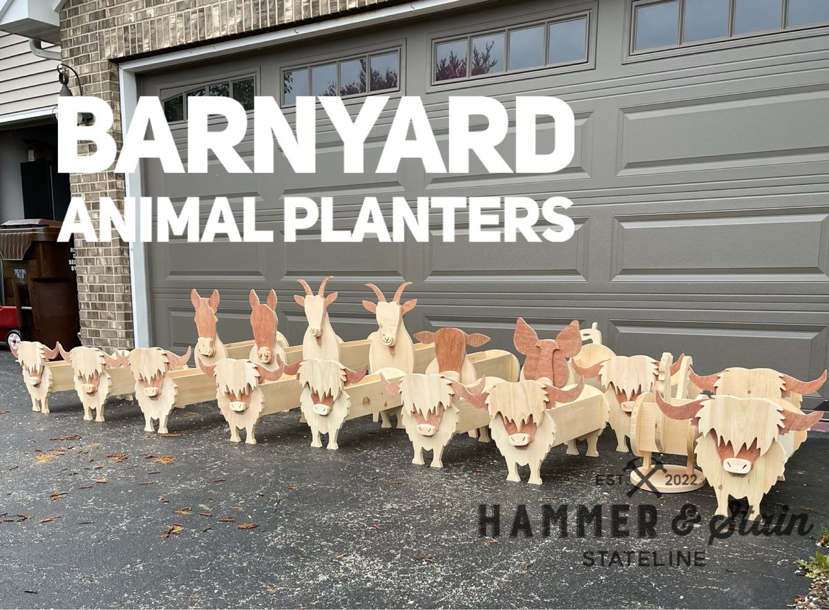 May Animal Planter Workshop