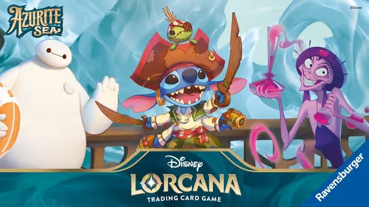 Disney Lorcana Azurite Sea Release Day Sealed Deck