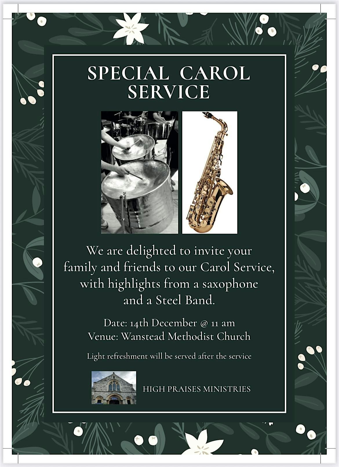 High Praises Ministries: Special Carol Service