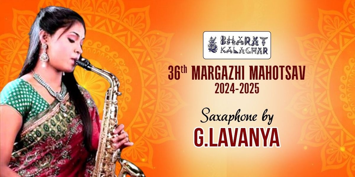 G.LAVANYA - SAXOPHONE FUSION CONCERT