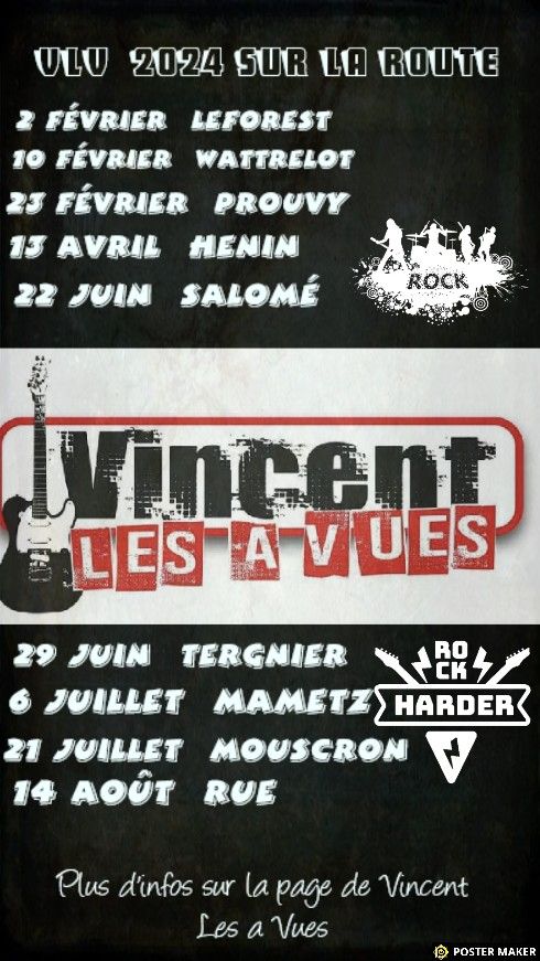 VINCENT LES A VUES EN CONCERT A SAVY BERLETTE