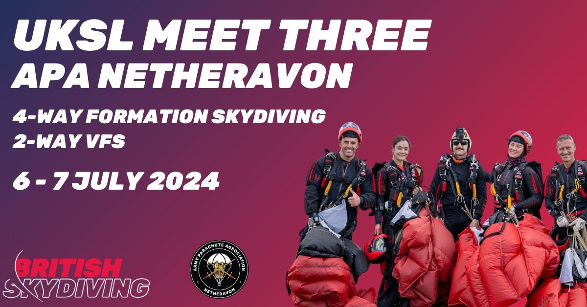 UKSL Meet Three - Skydive Netheravon