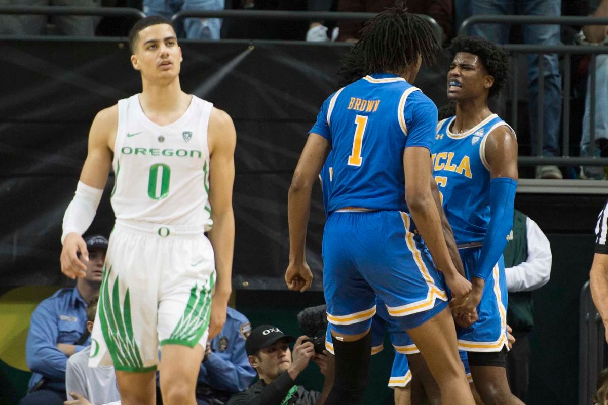 Oregon Ducks at UCLA Bruins Mens Basketball