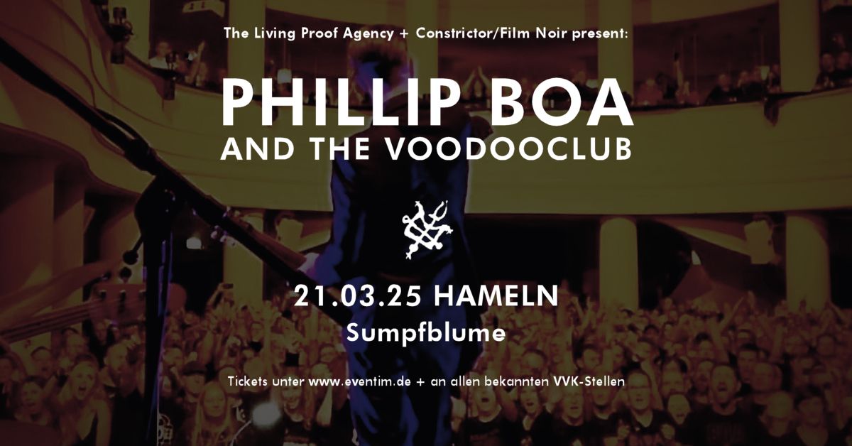 Phillip Boa & The Voodooclub \u2022 Hameln