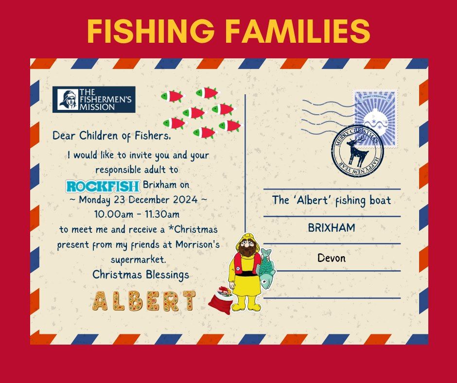 Fishing families meet Albert