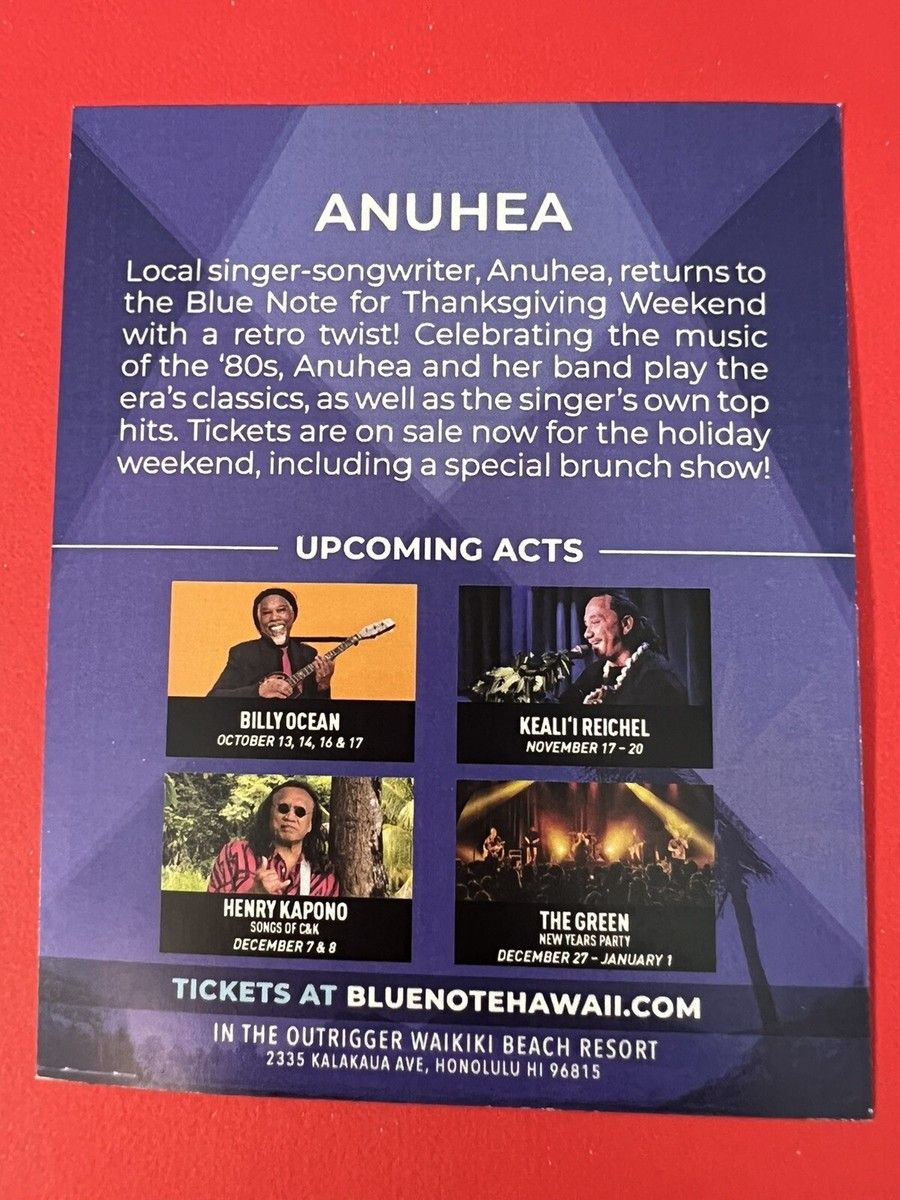 Keali'i Reichel at Humphreys Concerts by the Bay