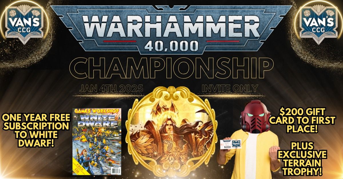 Warhammer Champions Tournament