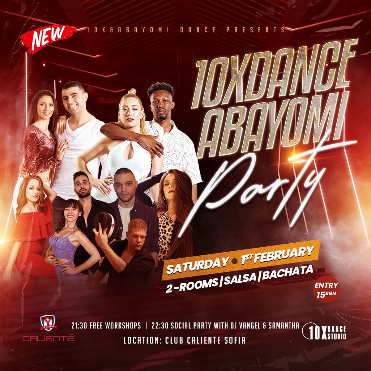 10XDance & Abayomi Party | New Collaboration | Pre-Party Workshops 