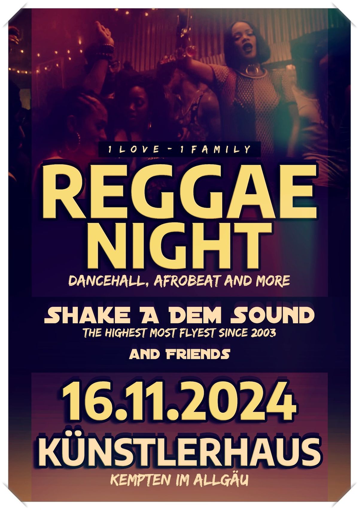 Reggaenight w\/ Shake-A-Dem Soundsystem