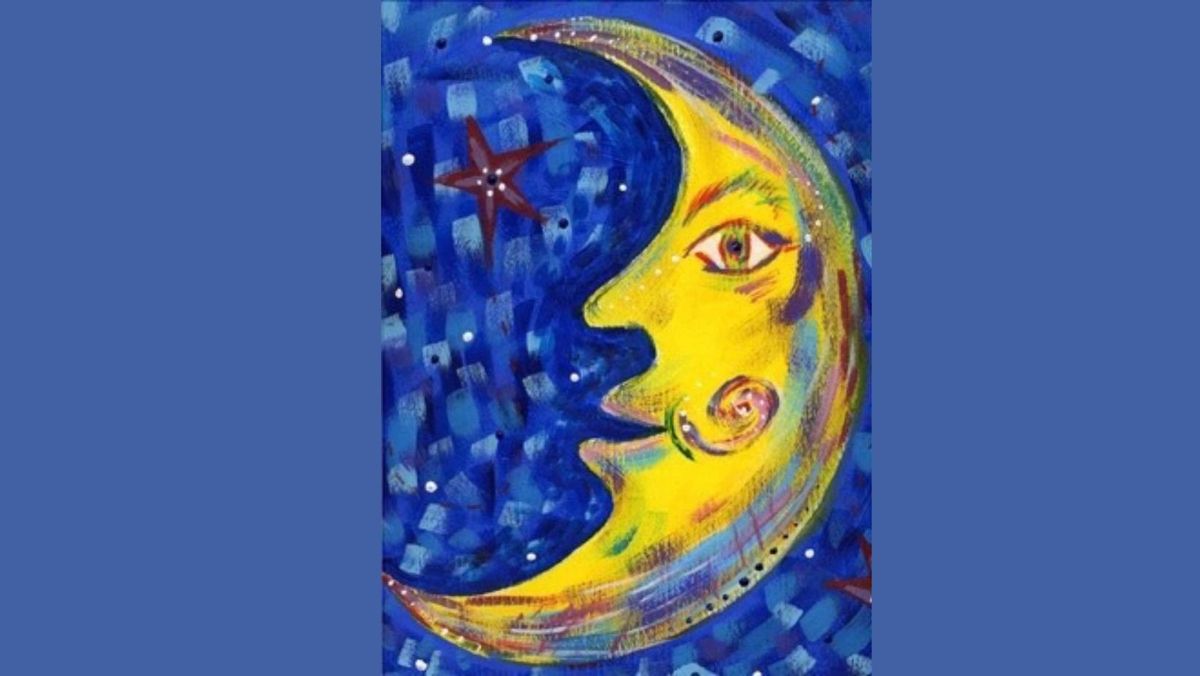 Create Art Together - Paint the Moon!