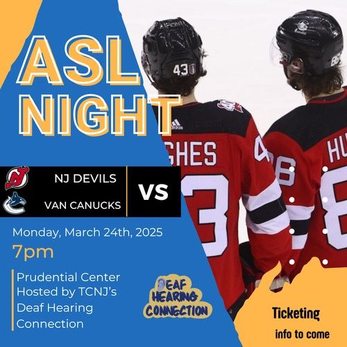 ASL Night with the NJ Devils