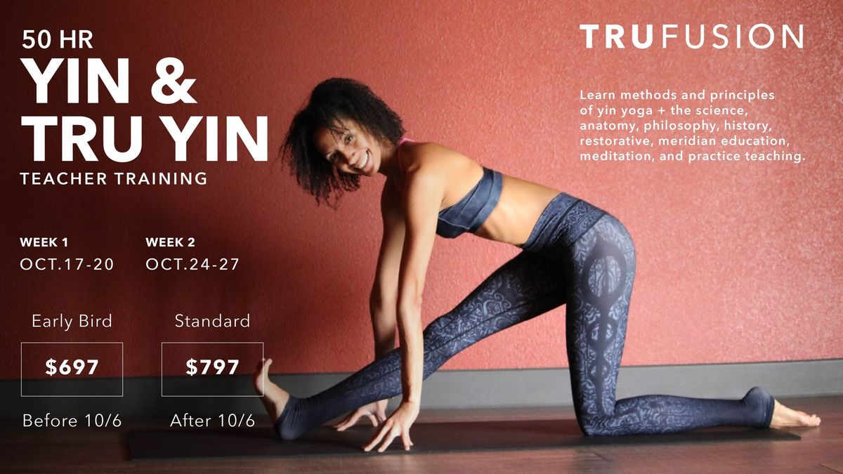 50 HR YIN & TRU YIN - Teacher Training