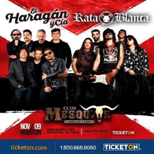 EL HARAGAN Y CIA Y RATA BLANCA - HOUSTON TX