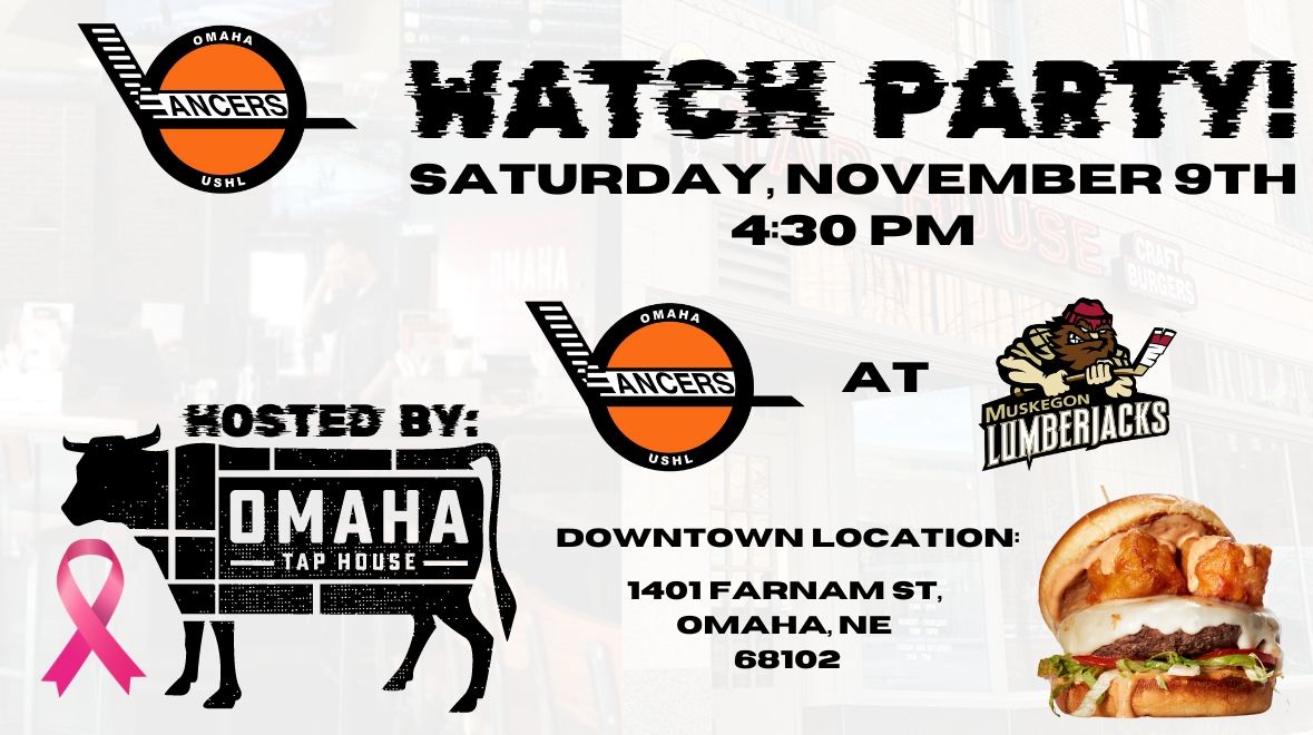 Watch Party Hosted by Omaha Taphouse Lancers vs. Muskegon