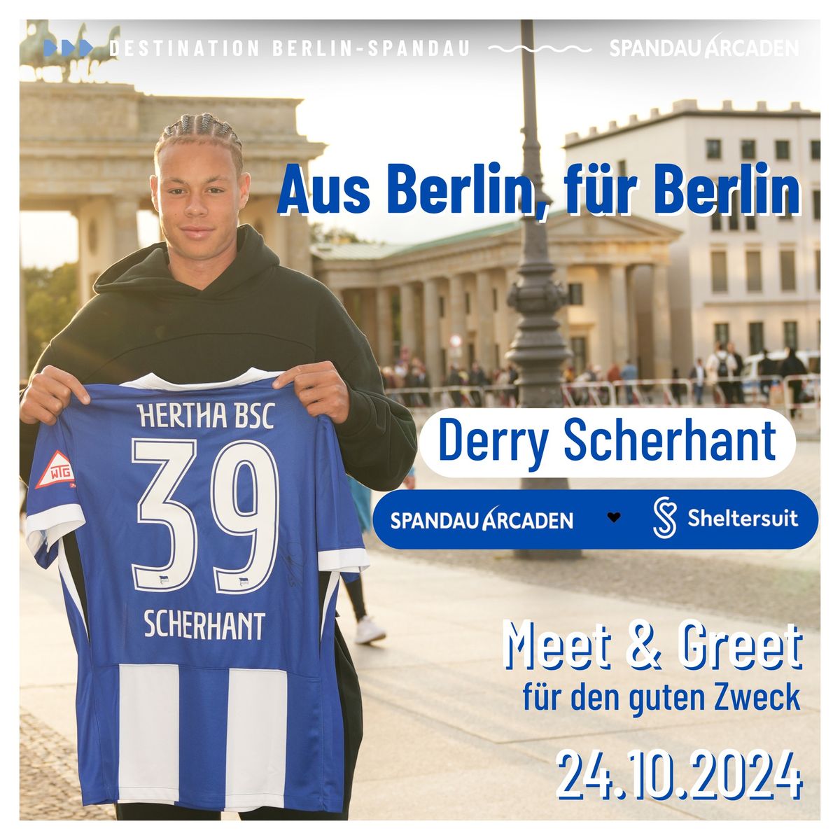 Derry Scherhant Meet & Greet f\u00fcr den guten Zweck