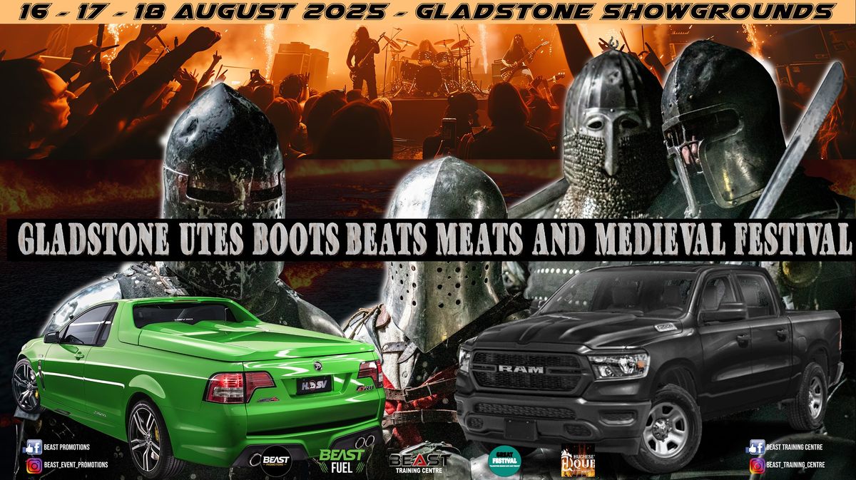 2025 Gladstone Utes Boots Beats & Meats Festival