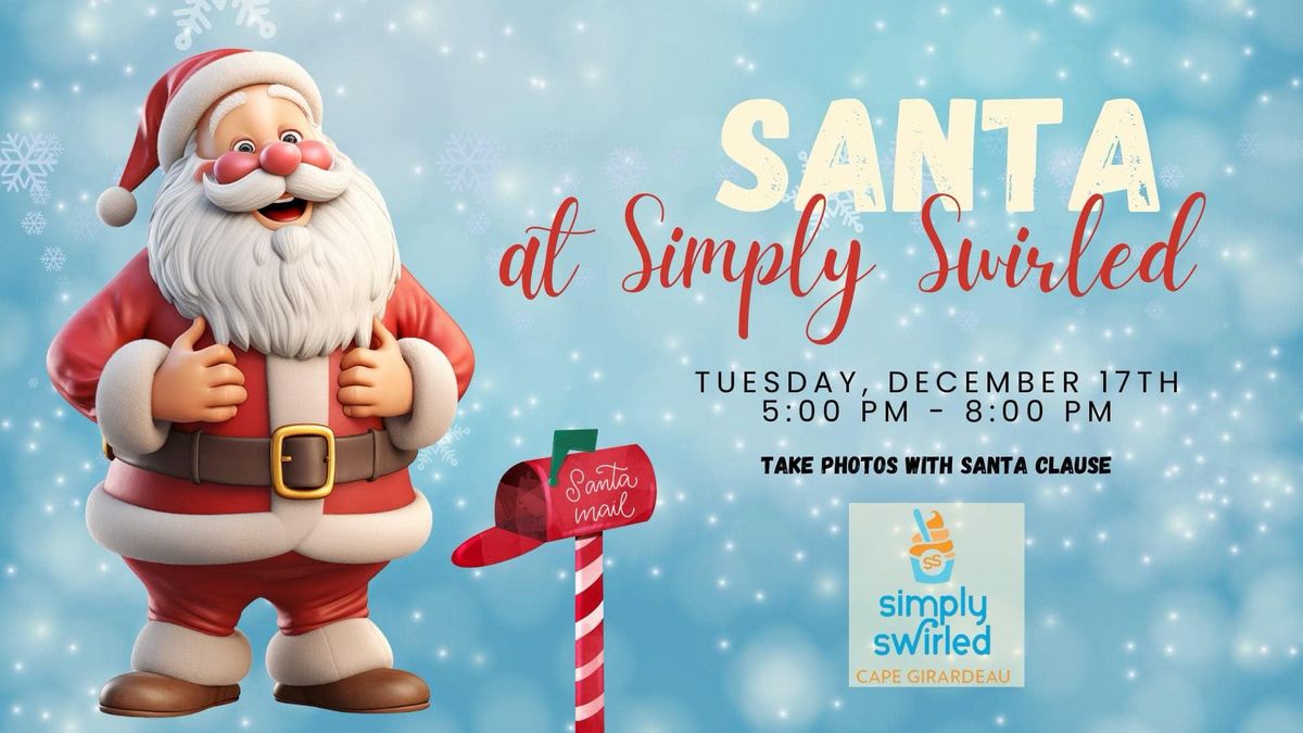 Santa at Simply Swirled 