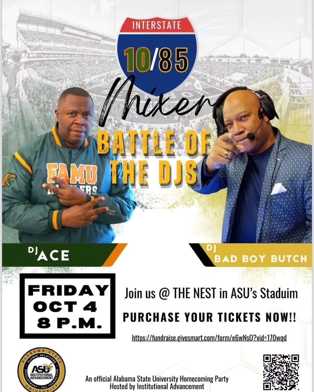 10\/85 Mixer: Battle of the DJs, Oct. 4