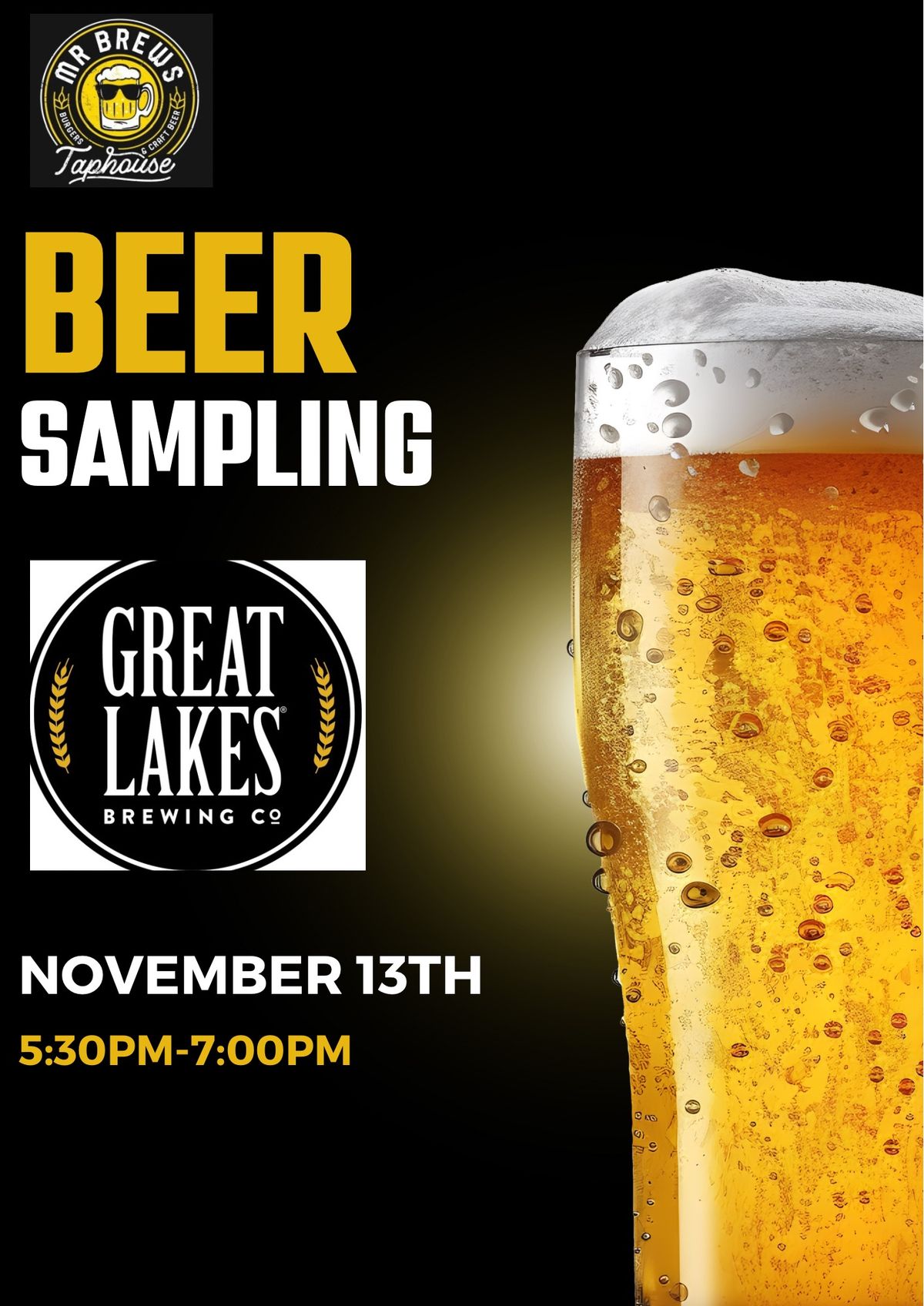 Great Lakes Brewing Co Sampling