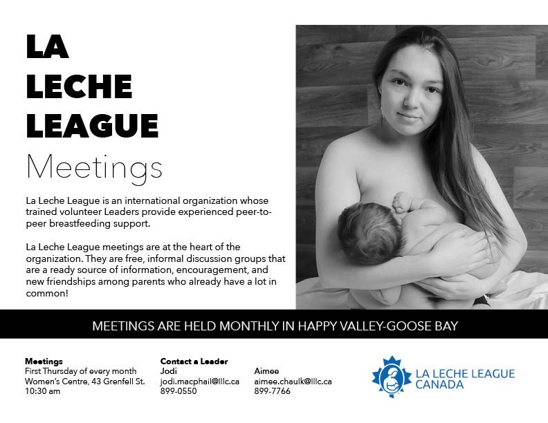 La Leche League Canada-Labrador December Monthly Drop-In 