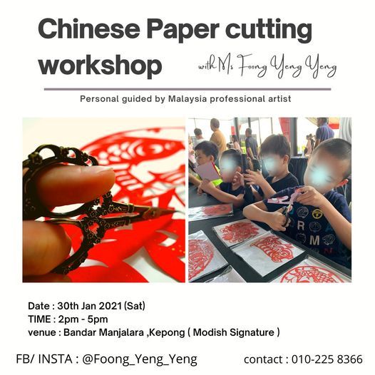 Chinese paper cutting workshop