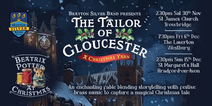 Beatrix Potter At Christmas - The Tailor of Gloucester - Bradford-on-Avon