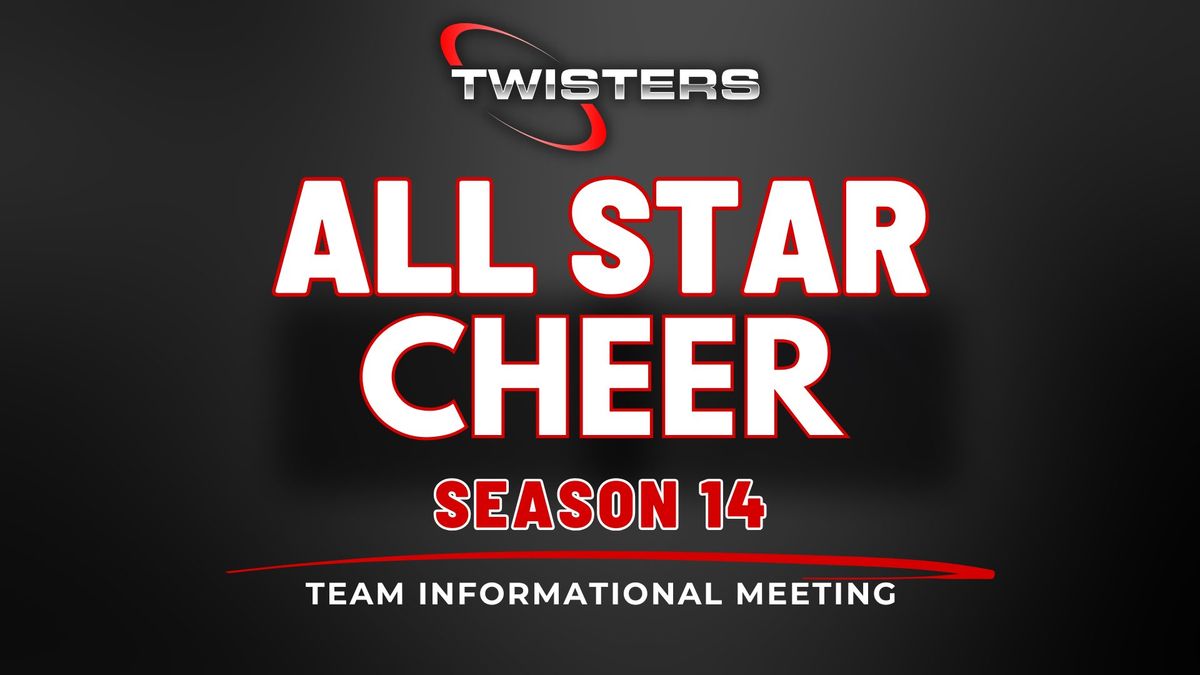 Season 14 All Star Cheer Information Meeting