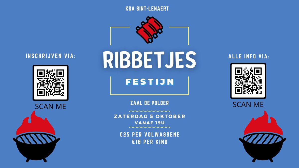 Ribbetjes festijn 2024 - KSA Sint-Lenaert