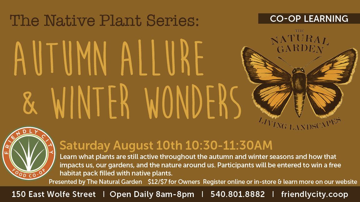 The Native Plant Series: Autumn Allure & Winter Wonders 