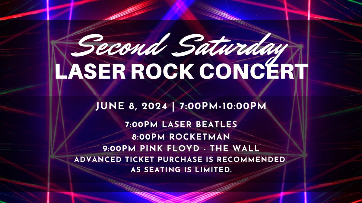 Second Saturday Laser Rock Concerts