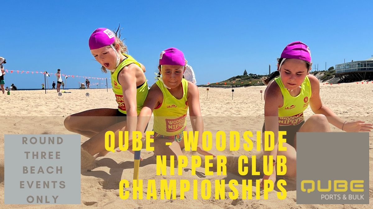 QUBE - Woodside Nipper Club Championship - Round 3 Beach Sprints & Flags only