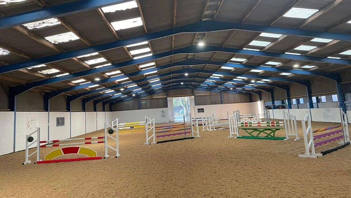 Indoor Show jump training