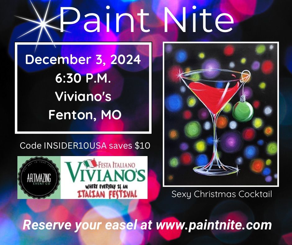 12\/03\/2024 Paint Nite at Viviano\u2019s in Fenton, MO