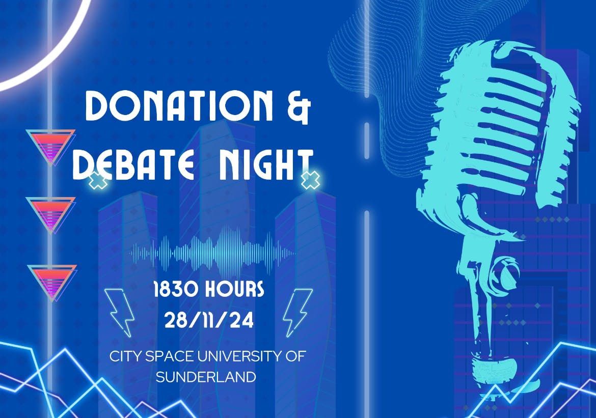 Donation and Debate Night