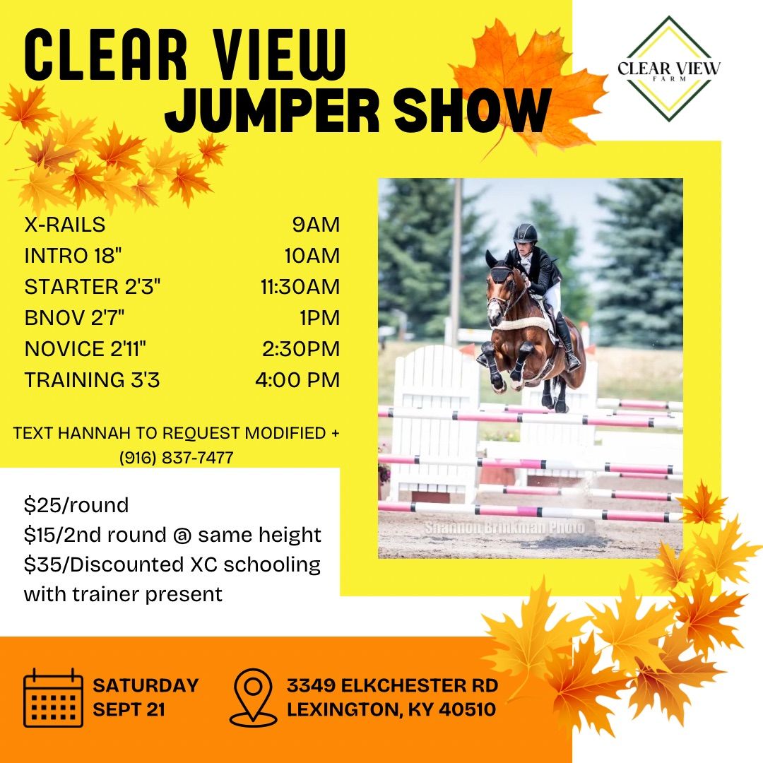 CVEC Jumper Show 