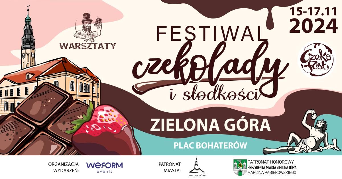 CZEKO FEST - Festiwal Czekolady i S\u0142odko\u015bci w Zielonej G\u00f3rze 