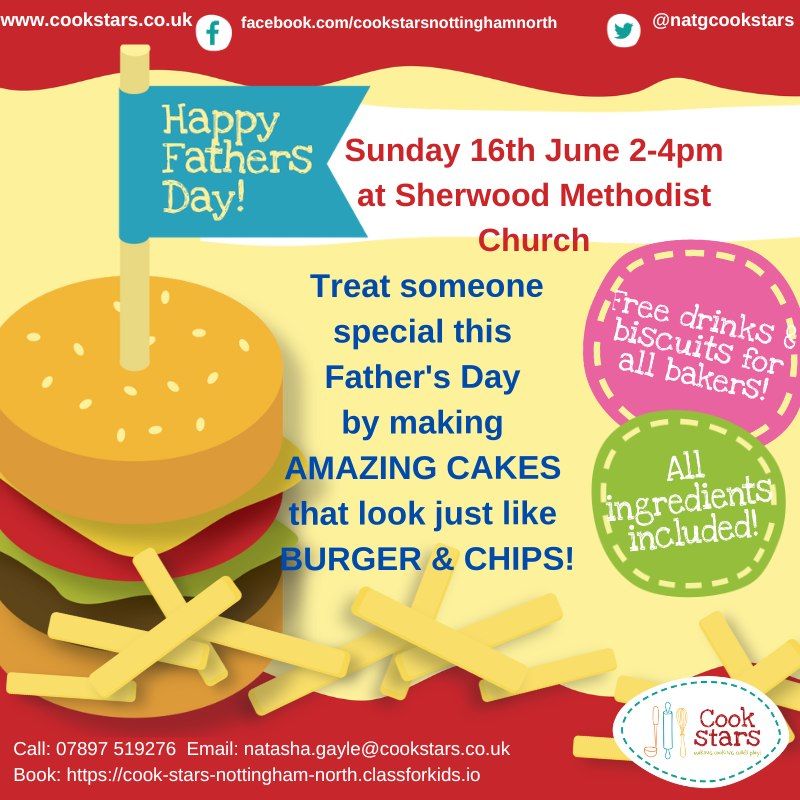Father's day novelty baking workshop