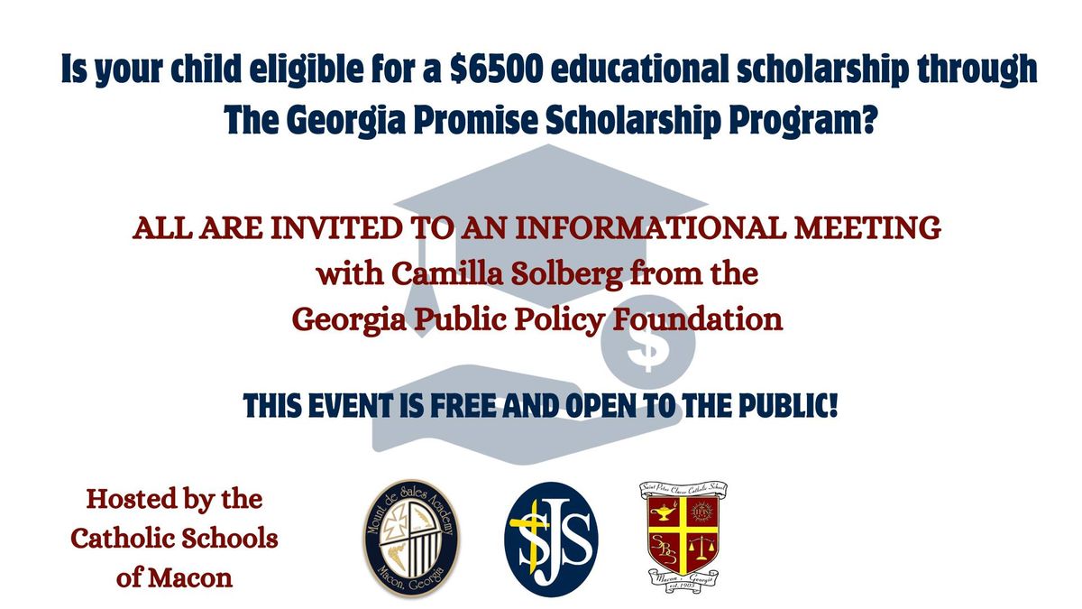 GA Promise Scholarship Informational Meeting