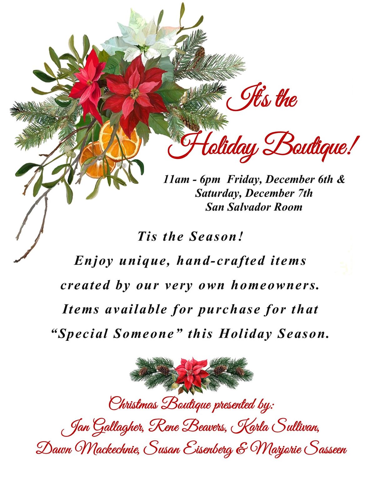 Holiday Boutique