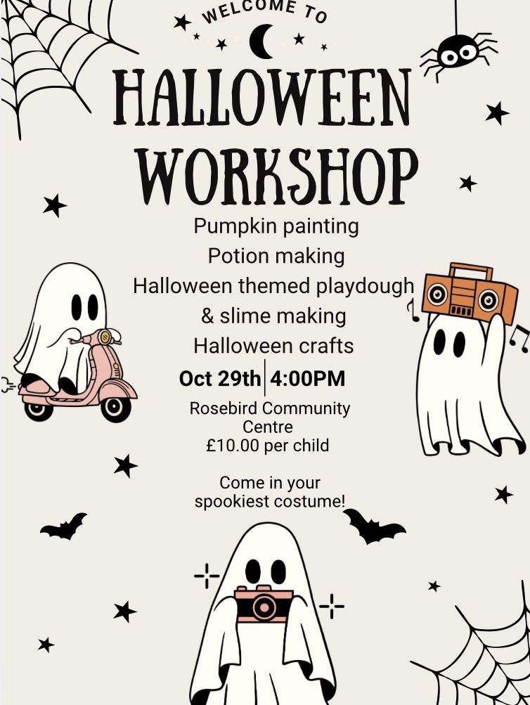 Halloween Workshop at The Rosebird Community Centre