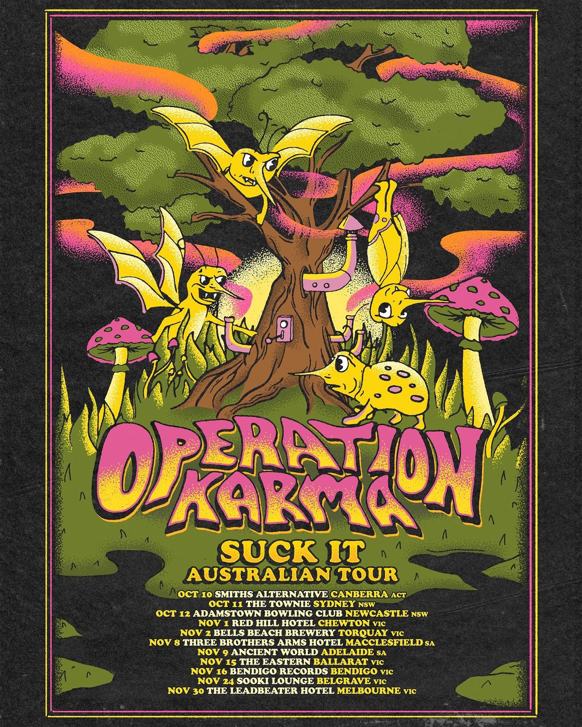 OPERATION KARMA AT BENDIGO RECORDS