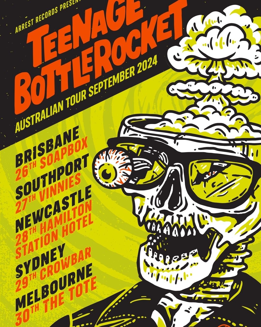 Teenage Bottlerocket 2024 Aust tour