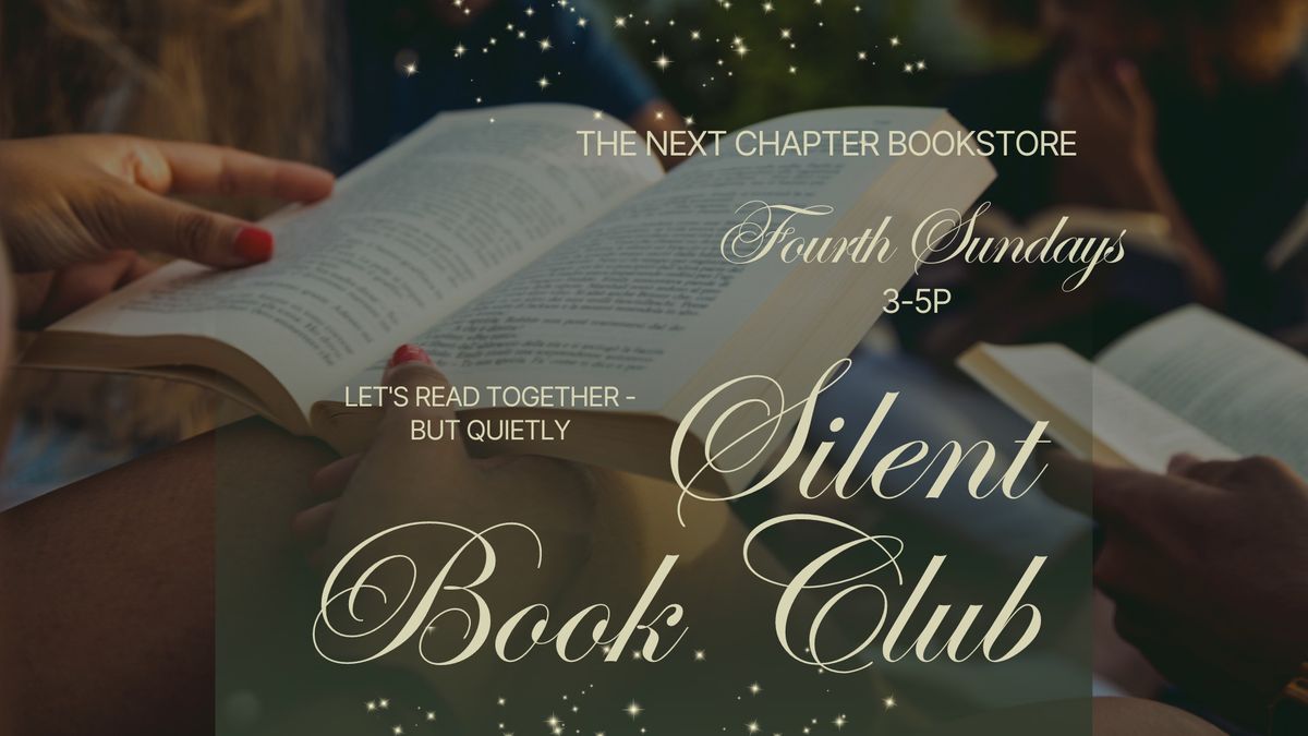 Silent Book Club at The Next Chapter