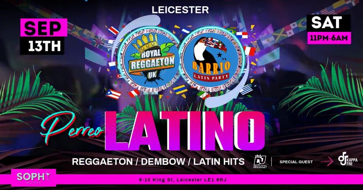 \ud83d\udd25 REGGAETON INTENSO - SOPHY LEICESTER - @ROYAL_REGGAETONUK
