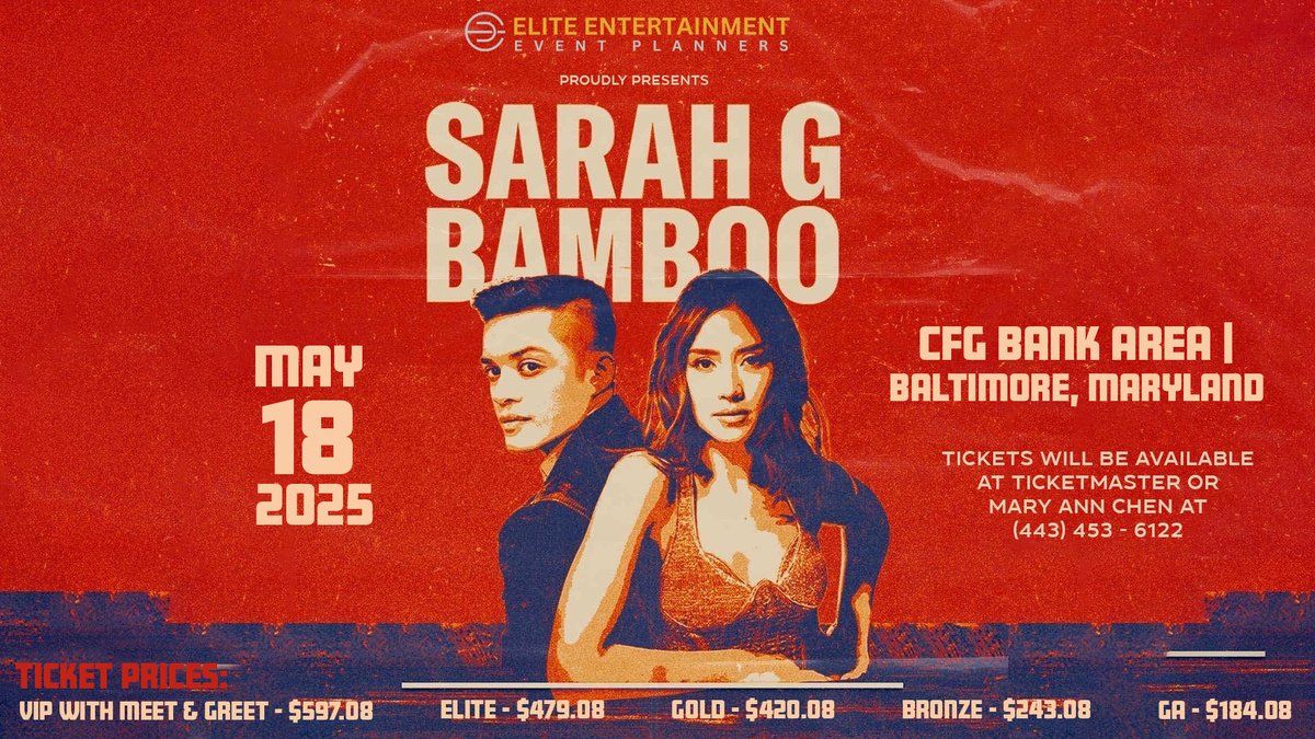 Sarah G and Bamboo at CFG Bank Arena