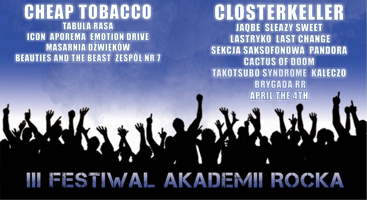 Closterkeller i Cheap Tobacco - Festiwal Akademii Rocka