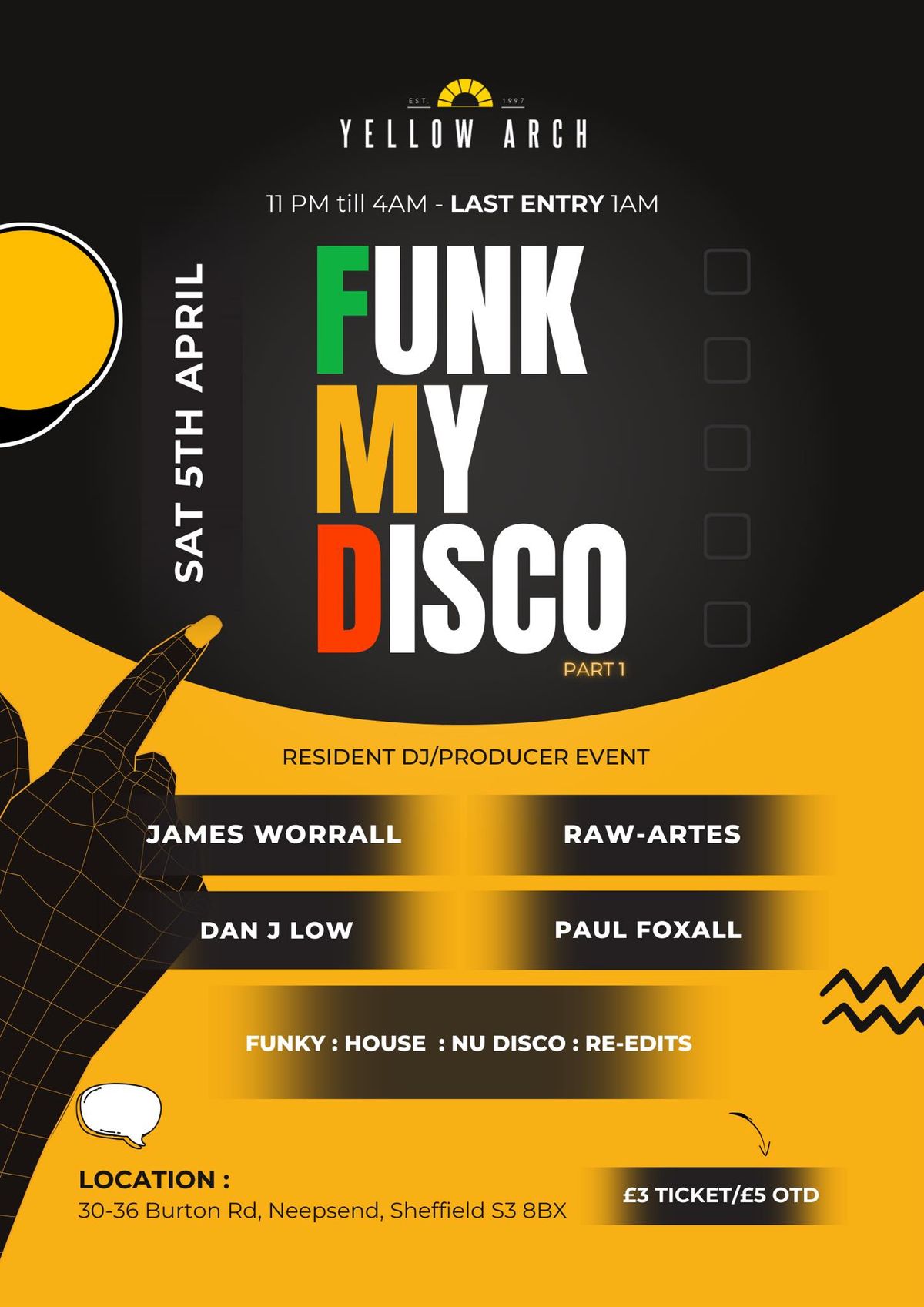 Funk My Yellow Arch Disco Party