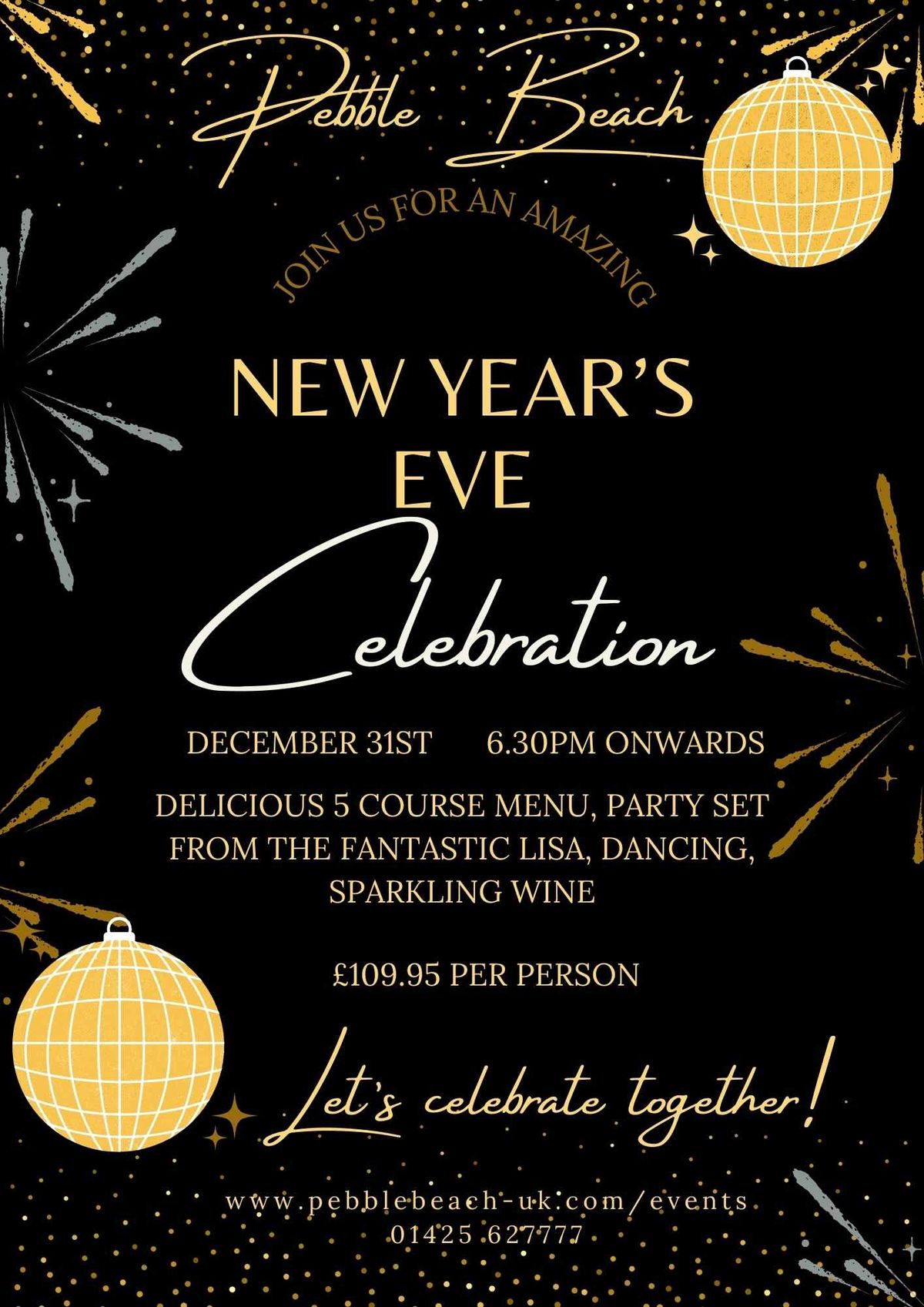 New Years Eve Extravaganza at Pebble Beach! 