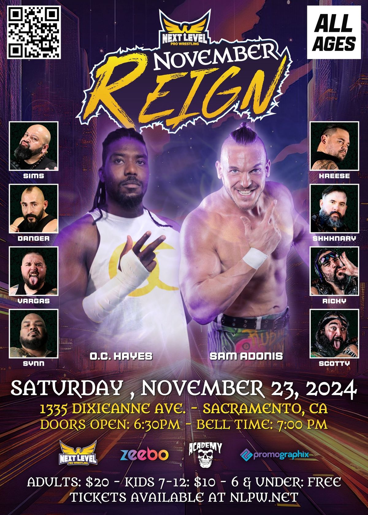 NLPW NOVEMBER REIGN